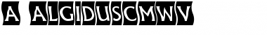 a_AlgidusCmWv Regular Font