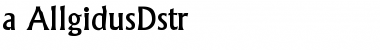 Download a_AllgidusDstr Font