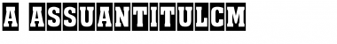 a_AssuanTitulCm Medium Font