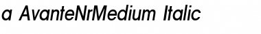 Download a_AvanteNrMedium Font