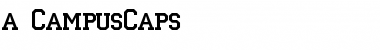 a_CampusCaps Font