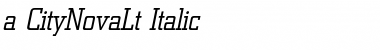 a_CityNovaLt Italic