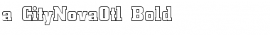 a_CityNovaOtl Bold Font