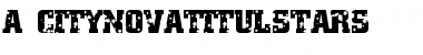 a_CityNovaTitulStars Regular Font