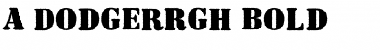 Download a_DodgerRgh Font
