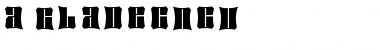 a_GladeCncv Regular Font