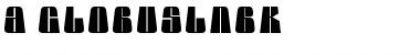 a_GlobusLnBk Font