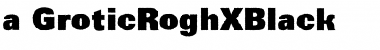 a_GroticRoghXBlack Font