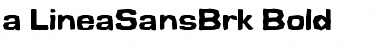 Download a_LineaSansBrk Font