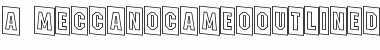 a_MeccanoCmOtlDn Font