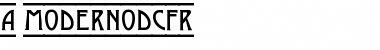 a_ModernoDcFr Font