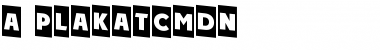 a_PlakatCmDn Font