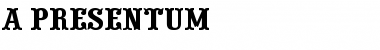 Download a_Presentum Font