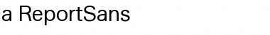 a_ReportSans Regular a_ReportSans Regular