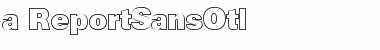 a_ReportSansOtl Regular Font