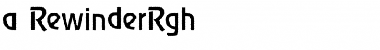 Download a_RewinderRgh Font