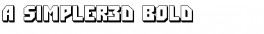 a_Simpler3D Font