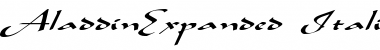 AladdinExpanded Italic