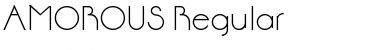 AMOROUS Regular Font AMOROUS Regular Font