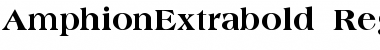 Download AmphionExtrabold Font