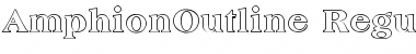 AmphionOutline Regular Font