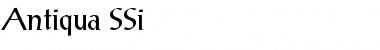 Antiqua SSi Regular Antiqua SSi Regular