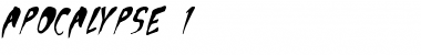 Apocalypse Font