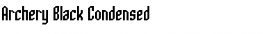 Archery Black Condensed Regular Archery Black Condensed Regular