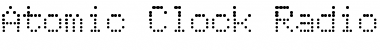 Download Atomic Clock Radio Font Download Atomic Clock Radio Font