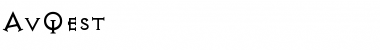 Download AvQest Font Download AvQest Font