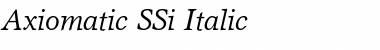 Download Axiomatic SSi Font