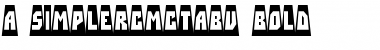 a_SimplerCmCtAbv Font