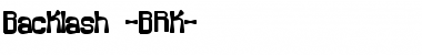 Download Backlash (BRK) Font Download Backlash (BRK) Font