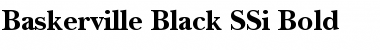 Baskerville Black SSi Bold