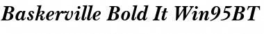 Baskerville Win95BT Bold Italic Font