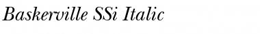 Baskerville SSi Italic Font