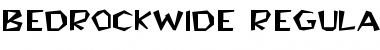 BedrockWide Regular Font