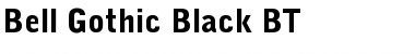 BellGothic Blk BT Black Font