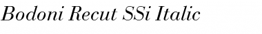 Download Bodoni Recut SSi Font