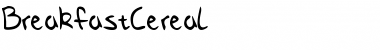Download BreakfastCereal Font Download BreakfastCereal Font
