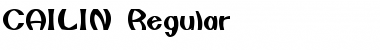 CAILIN Regular Font