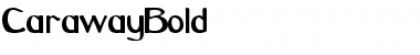 Download CarawayBold Font