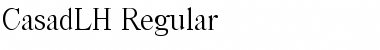 CasadLH Regular Font