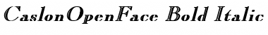 CaslonOpenFace Bold Italic