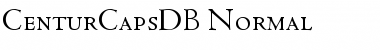 CenturCapsDB Font