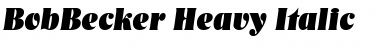 Download BobBecker-Heavy Font