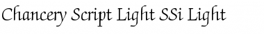 Chancery Script Light SSi Font
