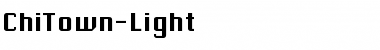 ChiTown-Light Regular Font
