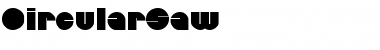 CircularSaw Regular Font