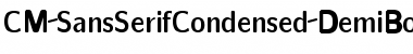 CM_SansSerifCondensed DemiBold Font